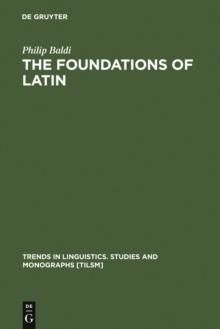 The Foundations of Latin