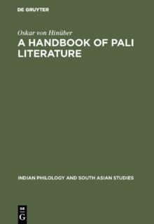 A Handbook of Pali Literature