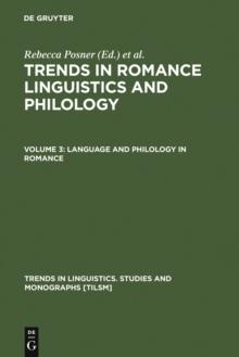 Language and Philology in Romance