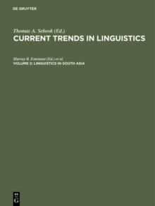 Linguistics in South Asia