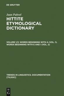 Words beginning with A (Vol. 1). Words beginning with E and I (Vol. 2)