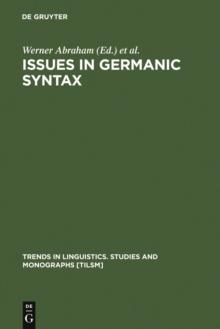 Issues in Germanic Syntax