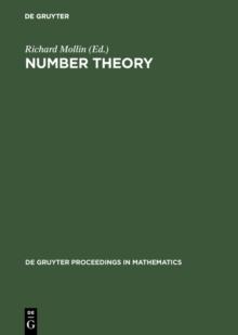 Number Theory : Proceedings of the First Conference of the Canadian Number Theory Association held at the Banff Center, Banff, Alberta, April 17-27, 1988