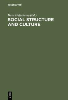 Social Structure and Culture