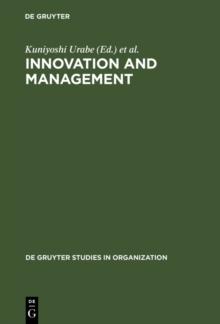 Innovation and Management : International Comparisons