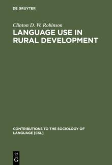 Language Use in Rural Development : An African Perspective