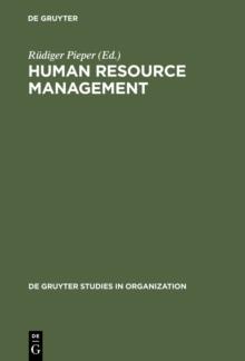 Human Resource Management : An International Comparison