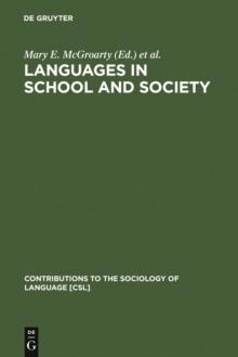 Languages in School and Society : Policy and Pedagogy