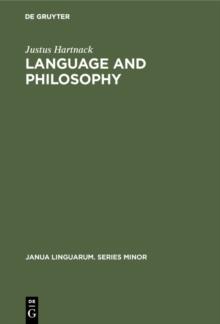 Language and Philosophy