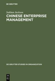 Chinese Enterprise Management : Reforms in Economic Perspective