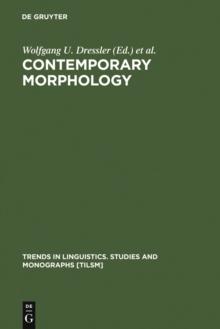 Contemporary Morphology