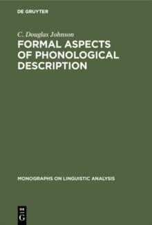 Formal Aspects of Phonological Description