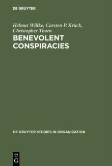 Benevolent Conspiracies : The Role of Enabling Technologies in the Welfare of Nations. The Cases of SDI, Sematech, and Eureka