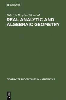 Real Analytic and Algebraic Geometry : Proceedings of the International Conference, Trento (Italy), September 21-25th, 1992