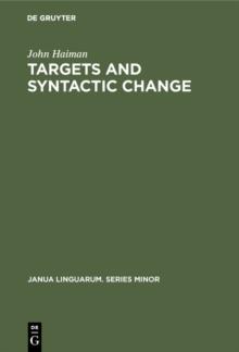 Targets and Syntactic Change