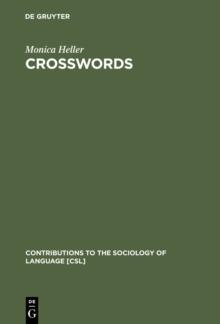 Crosswords : Language, Education and Ethnicity in French Ontario