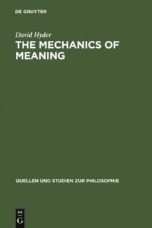 The Mechanics of Meaning : Propositional Content and the Logical Space of Wittgenstein's Tractatus