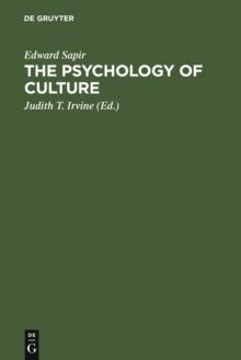 The Psychology of Culture : A Course of Lectures