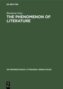 The Phenomenon of Literature