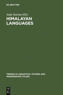 Himalayan Languages : Past and Present