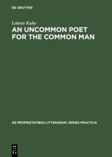 An Uncommon Poet for the Common Man : A Study of Philip Larkin's Poetry