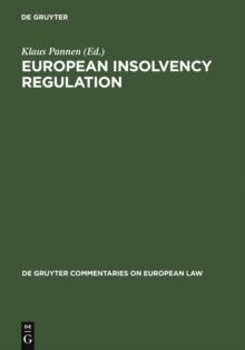 European Insolvency Regulation : Commentary