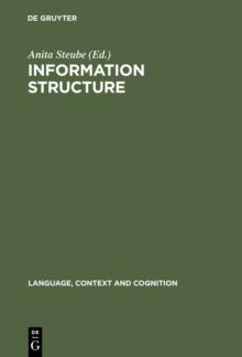 Information Structure : Theoretical and Empirical Aspects