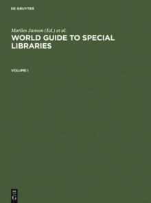 World Guide to Special Libraries