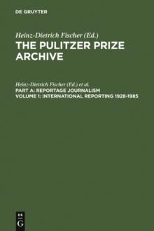 International Reporting 1928-1985 : From the Activities of the League of Nations to present-day Global Problems