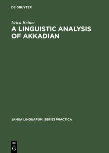 A Linguistic Analysis of Akkadian