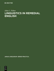 Linguistics in remedial English