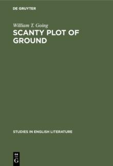 Scanty plot of ground : Studies in the Victorian sonnet