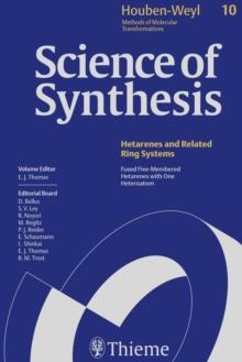 Science of Synthesis: Houben-Weyl Methods of Molecular Transformations  Vol. 10 : Fused Five-Membered Hetarenes with One Heteroatom