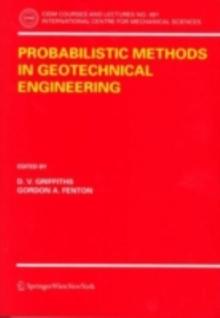 Probabilistic Methods in Geotechnical Engineering