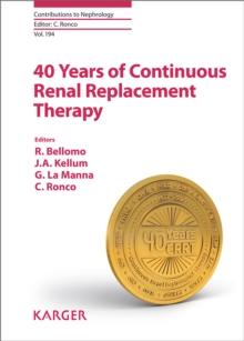 40 Years of Continuous Renal Replacement Therapy