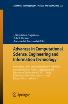 Advances in Computational Science, Engineering and Information Technology : Proceedings of the Third International Conference on Computational Science, Engineering and Information Technology (CCSEIT-2