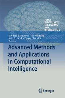 Advanced Methods and Applications in Computational Intelligence