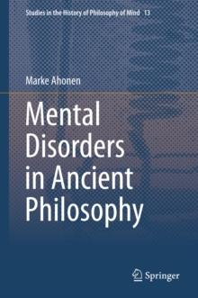 Mental Disorders in Ancient Philosophy