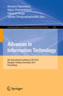 Advances in Information Technology : 6th International Conference, IAIT 2013, Bangkok, Thailand, December 12-13, 2013. Proceedings