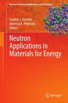 Neutron Applications in Materials for Energy