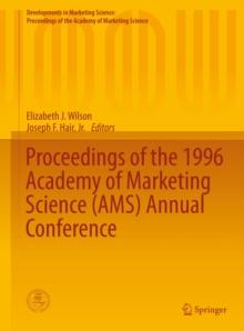 Proceedings of the 1996 Academy of Marketing Science (AMS) Annual Conference