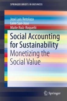 Social Accounting for Sustainability : Monetizing the Social Value