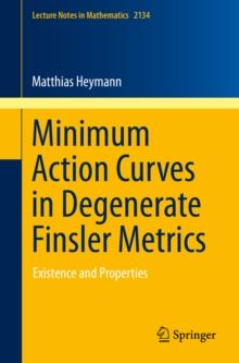 Minimum Action Curves in Degenerate Finsler Metrics : Existence and Properties