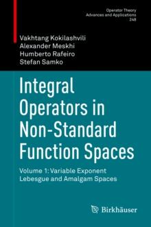 Integral Operators in Non-Standard Function Spaces : Volume 1: Variable Exponent Lebesgue and Amalgam Spaces