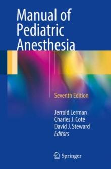 Manual of Pediatric Anesthesia