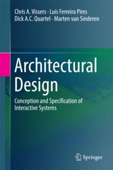 Architectural Design : Conception and Specification of Interactive Systems