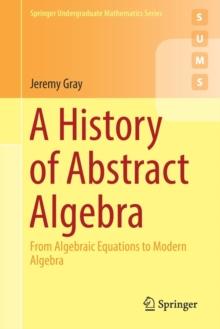 A History of Abstract Algebra : From Algebraic Equations to Modern Algebra