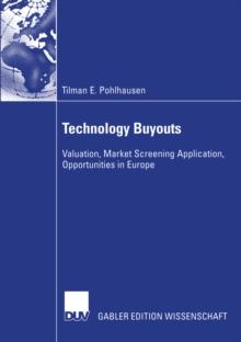 Technology Buyouts : Valuation, Market Screening Application, Opportunities in Europe