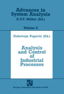 Analysis and Control of Industrial Processes