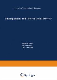 Management and International Review : Cross-Cultural and Comparative International Human Resource Management